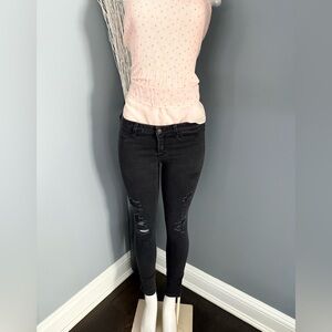 Hollister Black Women’s low rise Jean leggings advance stretch
